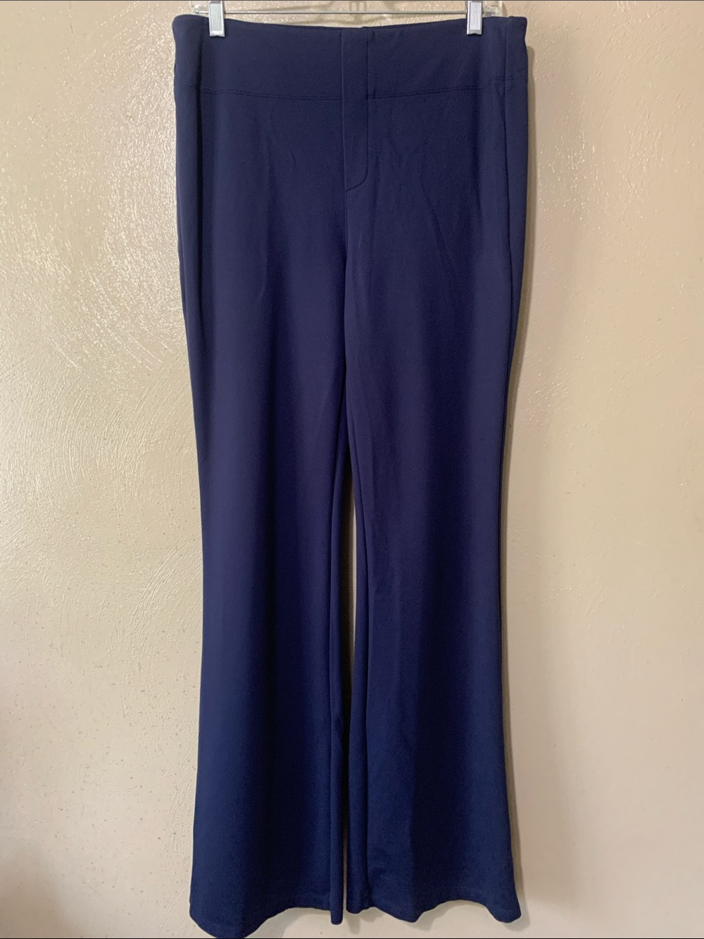 HALARA size L Tall Dark Navy Flare Leg  Pants